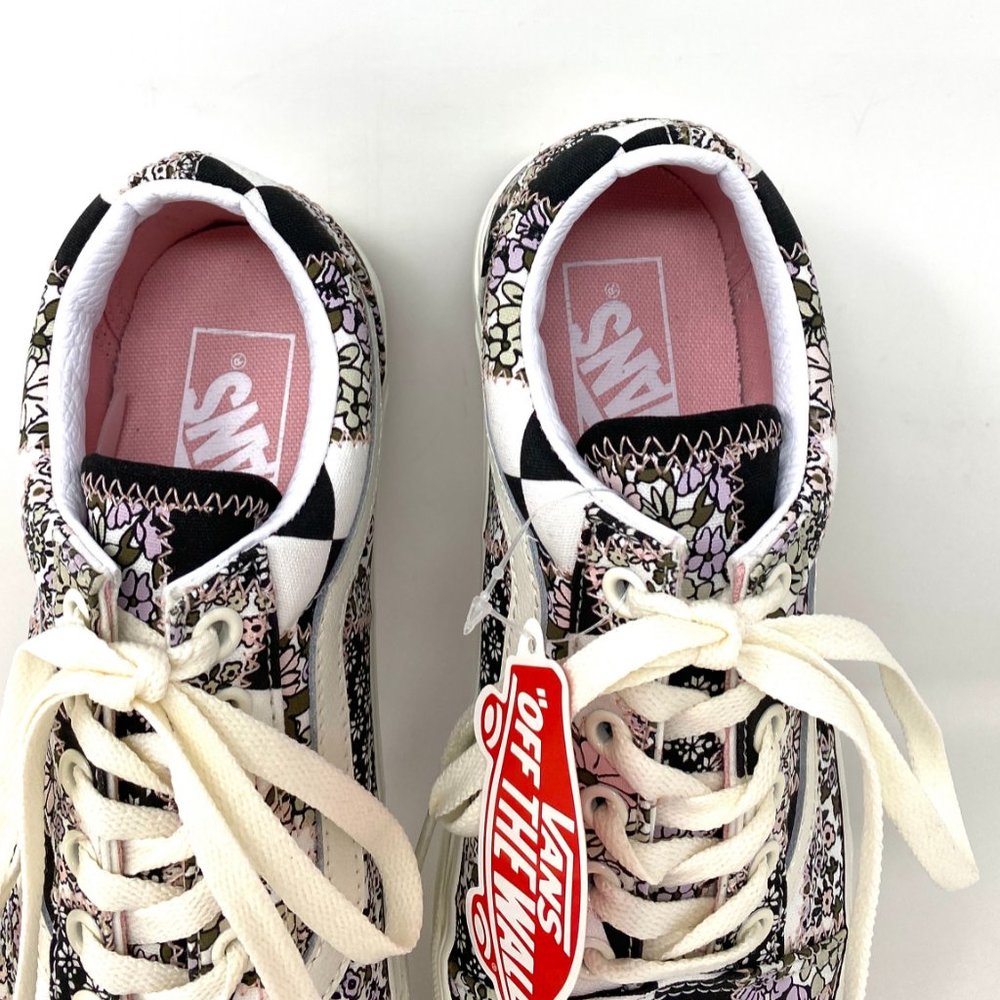 VANS Shoes OLD SKOOL Men's Casual Patchwork Floral Low Top Sneakers VN0A38G19FY - Picture 7 of 10